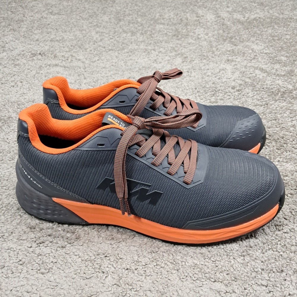 KTM Wurth Modyf Ready to Race Safety Shoes Grey Orange Mens EU 44 Slip Resistant
